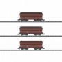 Trix 18268 Vagnsset med 3 dumpvagnar KKt 57 "Coke Transport" DB Part 1