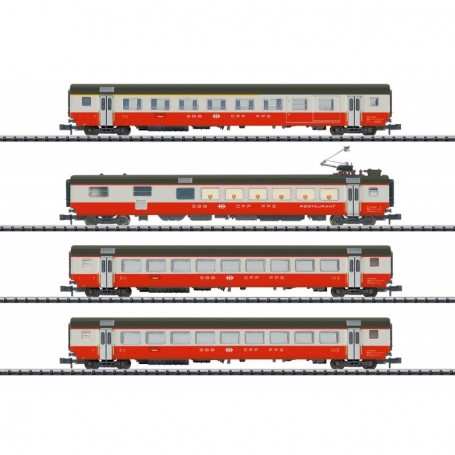 Trix 18720 Swiss Express Express Train Car Set Part 1