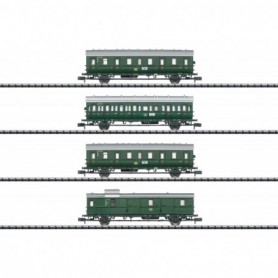 Trix 18724 Vagnsset med 4 personvagnar "Commuter Service" DB