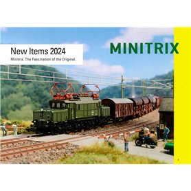 Trix 395965 Minitrix Nyhetskatalog 2024 Engelska