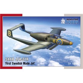 Special Hobby 72480 Flygplan SAAB J/A-21R ‘First Swedish Made Jet’