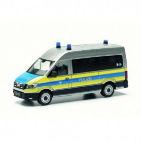 Herpa 097796 MAN TGE bus high roof "police Bavaria"