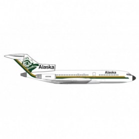 Herpa Wings 537292 Flygplan Alaska Airlines Boeing 727-100 - Totem Pole colors