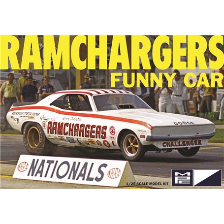 MPC 964 RAMCHARGERS DODGE CHALLENGER FUNNY CAR