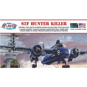 Atlantis Models A145 Flygplan Grumman US NAVY S2F Tracker Hunter Killer