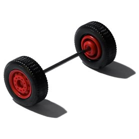 Herpa Exclusive 690006D Däck|hjulaxel, framaxel|stödaxel, 1 st, röd