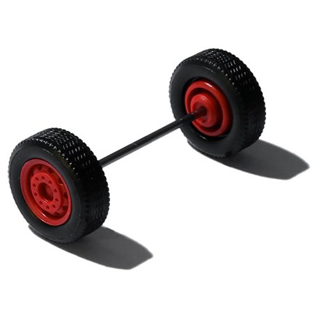 Herpa Exclusive 690006D Däck|hjulaxel, framaxel|stödaxel, 1 st, röd