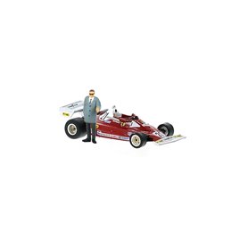 Brekina 22977 Ferrari 312 T2 with figure “21” by Gilles Villeneuve