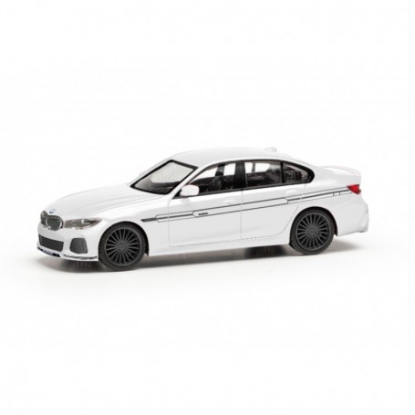 Herpa 420976-002 BMW Alpina B3 sedan, white with black decor and rims