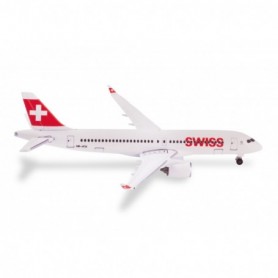 Herpa Wings 532877-001 Flygplan Swiss International Air Lines Airbus A220-300 - HB-JCU "Davos"