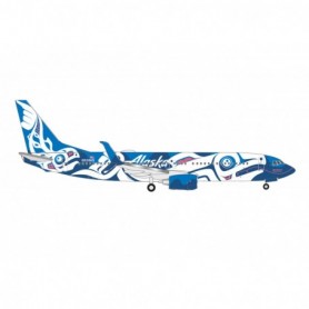 Herpa Wings 537643 Flygplan Alaska Airlines Boeing 737-800 "Xáat Kwáani (Salmon People)" - N559AS