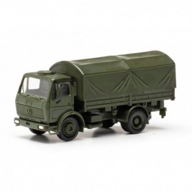 Herpa 747073 Mercedes-Benz NG planked-bed truck 5to with round tarpaulin 2axles "Bundeswehr" (German Forces)