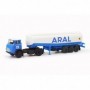 Herpa 87MBS026482 Scania Vabis LB 76 fuel tank semitrailer truck "Aral"