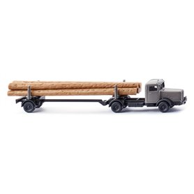 Log transporter (Büssing 8000) – stone grey