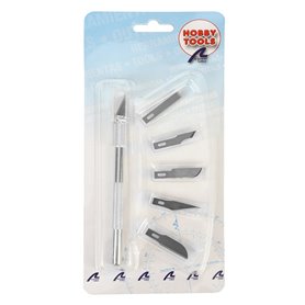 Scalpel Hobby Knife N1 with 6 Blades