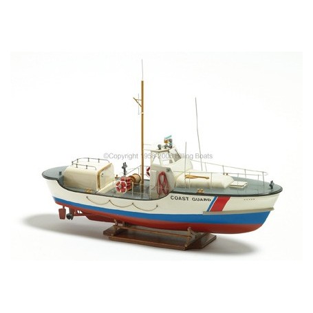 Billing Boats 100 U.S. Coast Guard "44329", komplett byggsats i trä med plastskrov