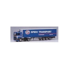 Herpa Exclusive 001331 DAF 95 Bil & Skåptrailer "Spido Transport - Bakker Groep"