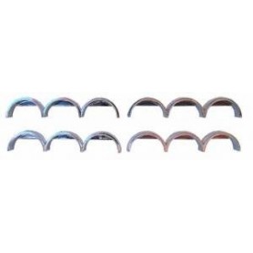 Promotex 5384 Fenders, Package Of 4, Chrome