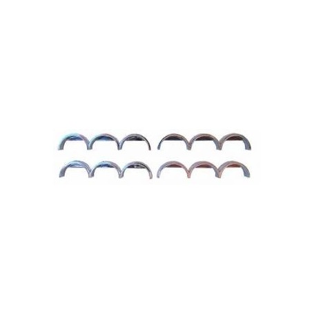 Promotex 5384 Fenders, Package Of 4, Chrome