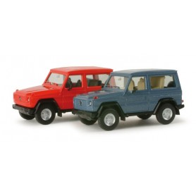 Herpa 034227 Mercedes Benz G-class with closed roof, metallic