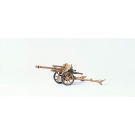 Preiser 16534 Light Field Howitzer 10,5 cm leFH 18/40, plastbyggsats med tillbehör
