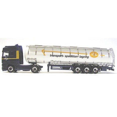 Herpa Exclusive 3198 DAF 95 XF SSC Bil & Gofatank "ASG - Transport - Spedition - Lagring"