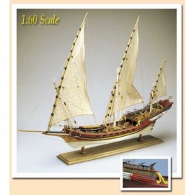 Amati 1427 SCIABECCO - Armed vessel 1753