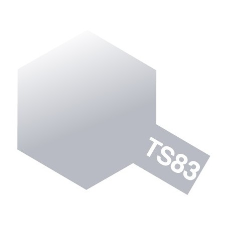 Tamiya 85083 Sprayfärg TS-83 "Metallic Silver", innehåller 100 ml