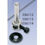 Texson 036113 Hjulaxel, 3.5 mm, 1 par
