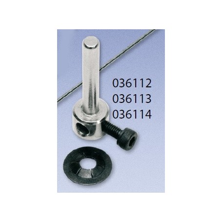 Texson 036114 Hjulaxel, 4 mm, 1 par