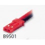 DynoMAX B9501 Kontakt JST-RCY/Bec Hona med 10 cm 22AWG silikonkabel