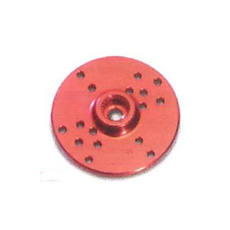 Texson 03050A01 Servoarm, aluminium, röd, rund,, 1.6 mm, Futaba, 1 st