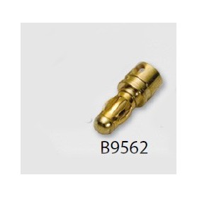 DynoMAX B9562 Guld kontakt, 3.5 mm, hane, 10 st