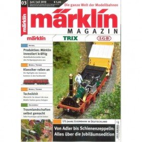 Märklin 158230 Märklin Magazin 3/2010 Tyska