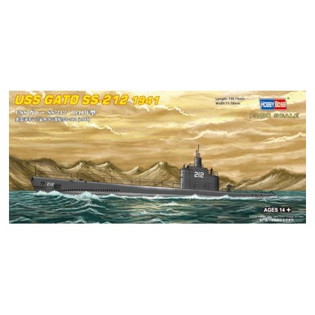 Hobby Boss 87012 Ubåt USS Gato SS-212 1941
