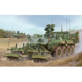 Trumpeter 01574 Markfordon M1132 Stryker ESV Engineer Squad Vehicle w /LWMR-Mine Roller/SOB
