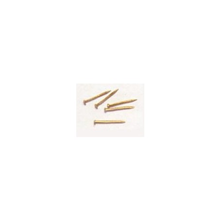 Amati 4135-12 Nubb/spik, mässing, rund skalle, utan spets, 12 mm, diameter 0.75 mm, 100 st