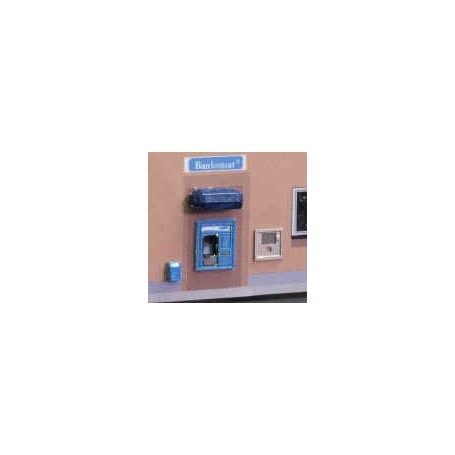 Frykmodell N-a-001 Uttagsautomat och servicebox, omålad byggsats i nysilver