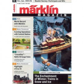 Märklin 175589 Märklin Magazin 6/2005 Engelska