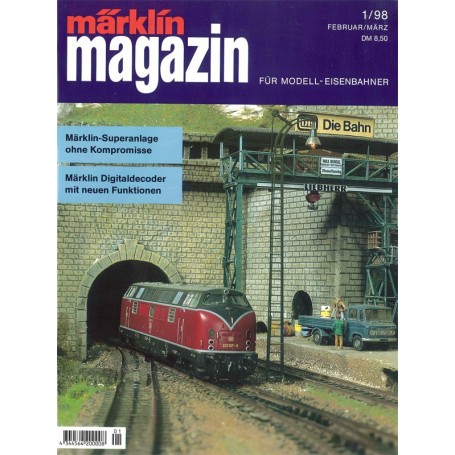 Kataloger KAT103 Märklin Magazin 1/1998 Tyska