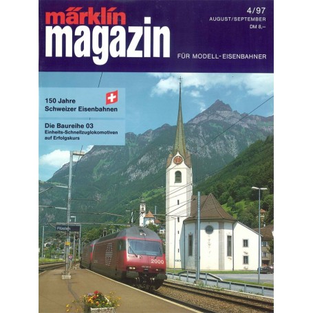 Kataloger KAT112 Märklin Magazin 4/1997 Tyska