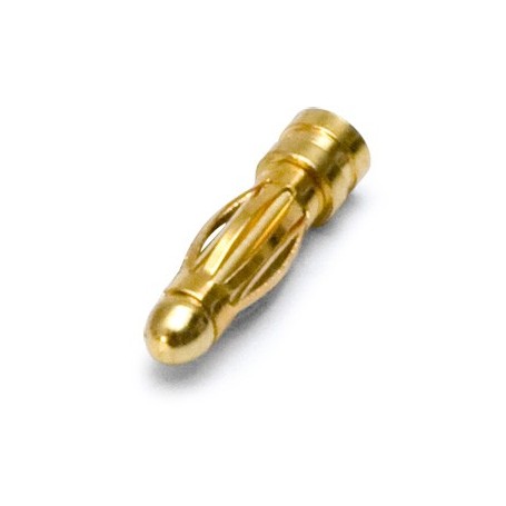 DynoMAX B9557 Guld kontakt, hane 3.0 mm, 10 st