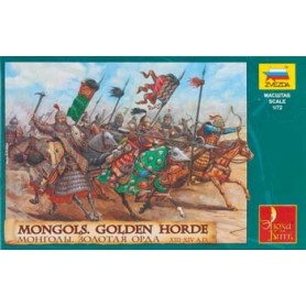 Zvezda 8076 Figurer Mongols, Golde Horde XIII-XIV A.D.
