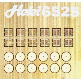 Heki 6525 Brunnar, 2 olika varianter, 12 av varje