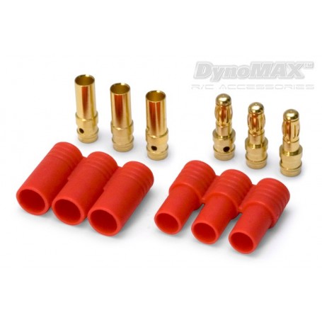 DynoMAX B9559 Bullet kontakt 3-Pol 3.5 mm, 1 par