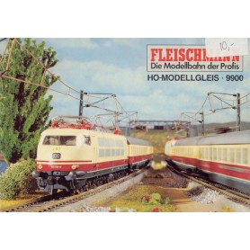 Fleischmann 9900 Spårplanshäfte för Fleischmanns Modellräls H0-skala