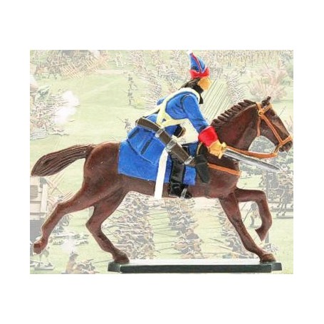 Prince August 937 Karoliner, Kavallerist figur och häst, 40mm höga, gjutform för tenngjutning