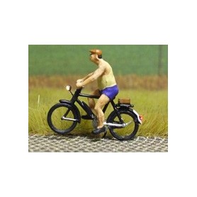 Bicyc Led 878096 Cykel med belysning "Man med keps linne och shorts"