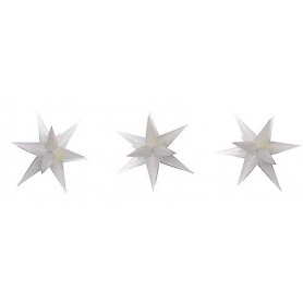 Busch 5414 Julstjärnor, 3 st, vita