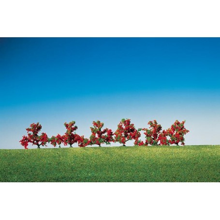 Faller 181476 Buskar med röda blommor, 6 st, höjd 40 mm